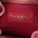 Chanel Quilted Suede Small Gabrielle Bucket Bag With Gold-Tone, Silver And Aged Silver Hardware