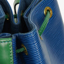 Louis Vuitton Noe Grande GM Bi-Colour Blue/Green Epi Leather Shoulder Bag