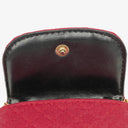 Chanel Micro Jersey Quilted Red Flap Bag