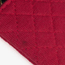 Chanel Micro Jersey Quilted Red Flap Bag