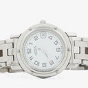 Hermes Clipper Quartz Watch Stainless Steel
