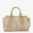 Miu Miu Vitello Lux Talco Satchel Bag