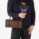 Louis Vuitton Papillon 25 Damier Ebene Canvas Handbag