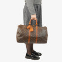 Louis Vuitton Keepall 45 Monogram Canvas Travel Bag