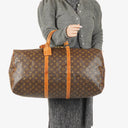 Louis Vuitton Keepall 60 Monogram Canvas Travel Bag