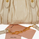 Miu Miu Vitello Lux Talco Satchel Bag