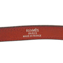Hermes Kelly Double Tour Rouge H Swift Leather Bracelet Palladium Hardware