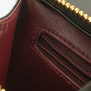 Pochette bracelet Chanel en cuir verni noir avec logo CC