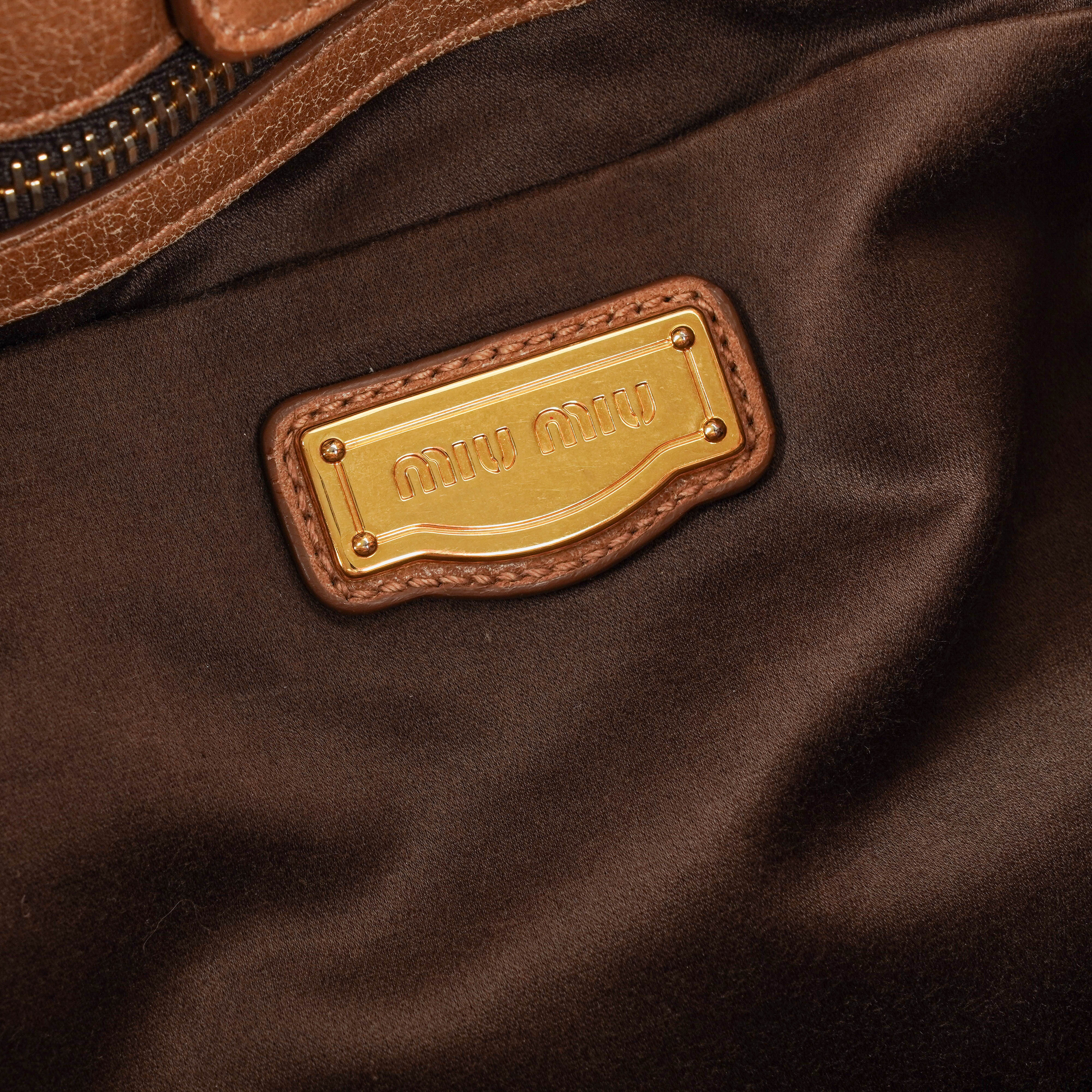 Miu Miu Vitello Satchel Bag