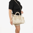 Miu Miu Vitello Lux Talco Satchel Bag