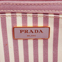 Prada Canapa Alabastro Logo Tote Bag