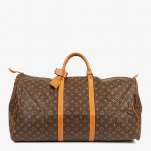 Louis Vuitton Keepall 60 Monogram Canvas Travel Bag