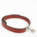 Hermes Kelly Double Tour Rouge H Swift Leather Bracelet Palladium Hardware
