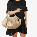 Loewe Beige Aire Nappa Anagram Shoulder Bag
