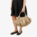 Loewe Beige Aire Nappa Anagram Shoulder Bag