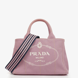 Prada Canapa Alabastro Logo Tote Bag