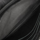 Chanel Large Boy Gusset Black Leather Quilted Flap Wallet