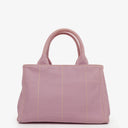 Prada Canapa Alabastro Logo Tote Bag