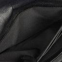Chanel Large Boy Gusset Black Leather Quilted Flap Wallet