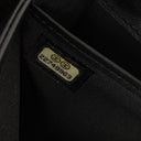 Chanel Large Boy Gusset Black Leather Quilted Flap Wallet