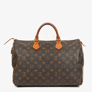Louis Vuitton Speedy 35 Monogram Canvas Handbag