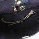 Hermes Herbag PM Vache Hunter Canvas 2 Way Backpack With Palladium Hardware