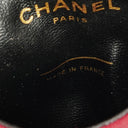 Chanel Micro Jersey Quilted Red Flap Bag