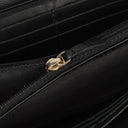 Chanel Large Boy Gusset Black Leather Quilted Flap Wallet