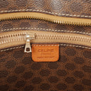 Celine Macadam Triomphe Brown Shoulder Bag