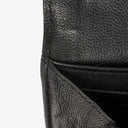 Chanel Large Boy Gusset Black Leather Quilted Flap Wallet