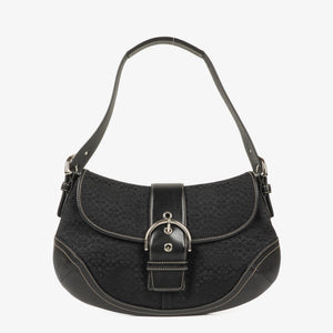 Coach Soho Black Leather Tote Bag