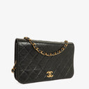 Chanel Classic Full Flap Bag Black Quilted Lambskin 24K Gold-Plated Hardware