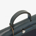 Hermes Herbag PM Vache Hunter Canvas 2 Way Backpack With Palladium Hardware