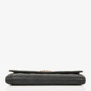 Chanel Large Boy Gusset Black Leather Quilted Flap Wallet