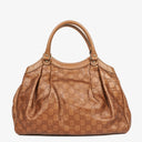 Gucci Guccissima Bronze Leather Sukey Hobo Bag