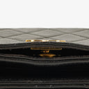 Chanel Classic Full Flap Bag Black Quilted Lambskin 24K Gold-Plated Hardware