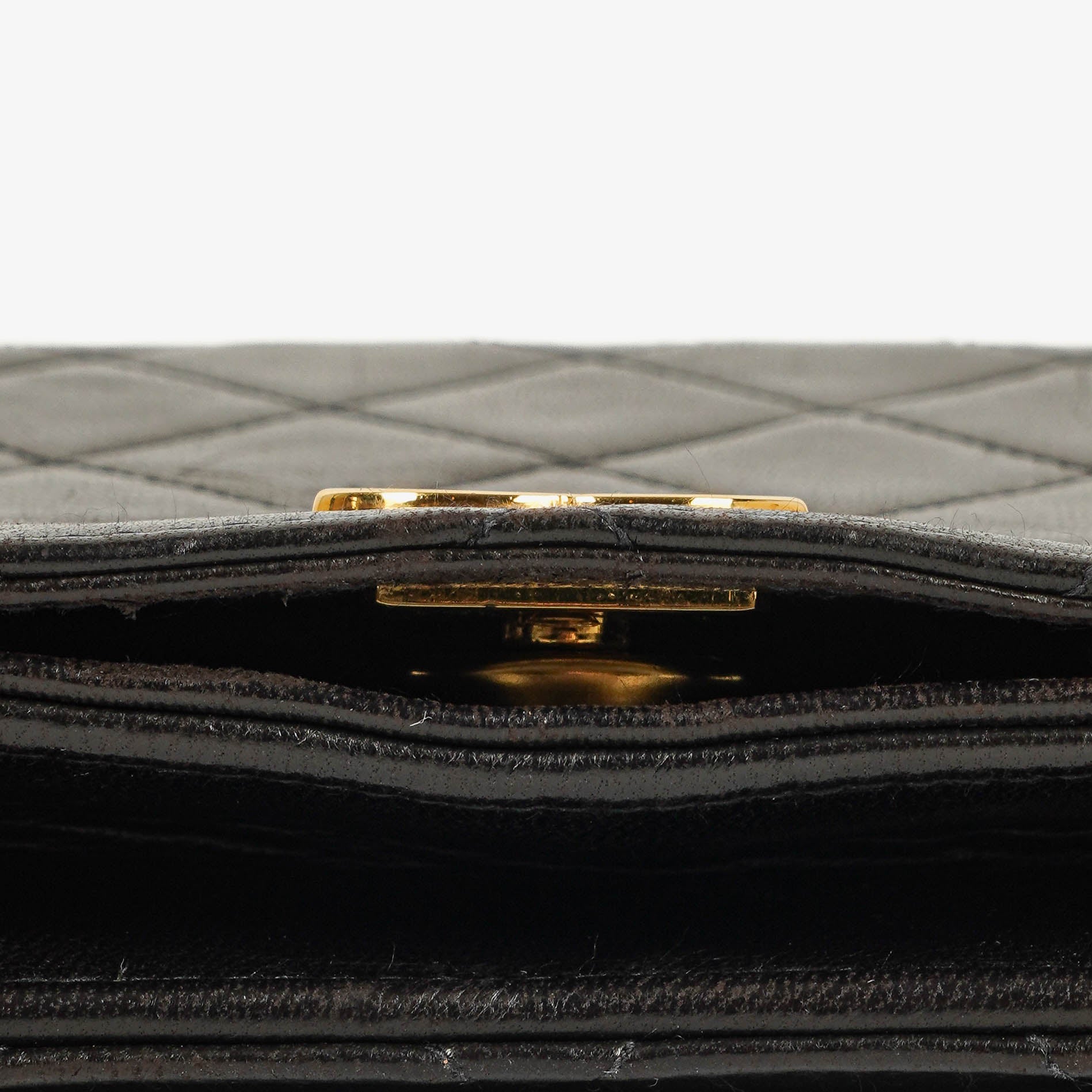 Chanel Classic Full Flap Bag Black Quilted Lambskin 24K Gold-Plated Hardware