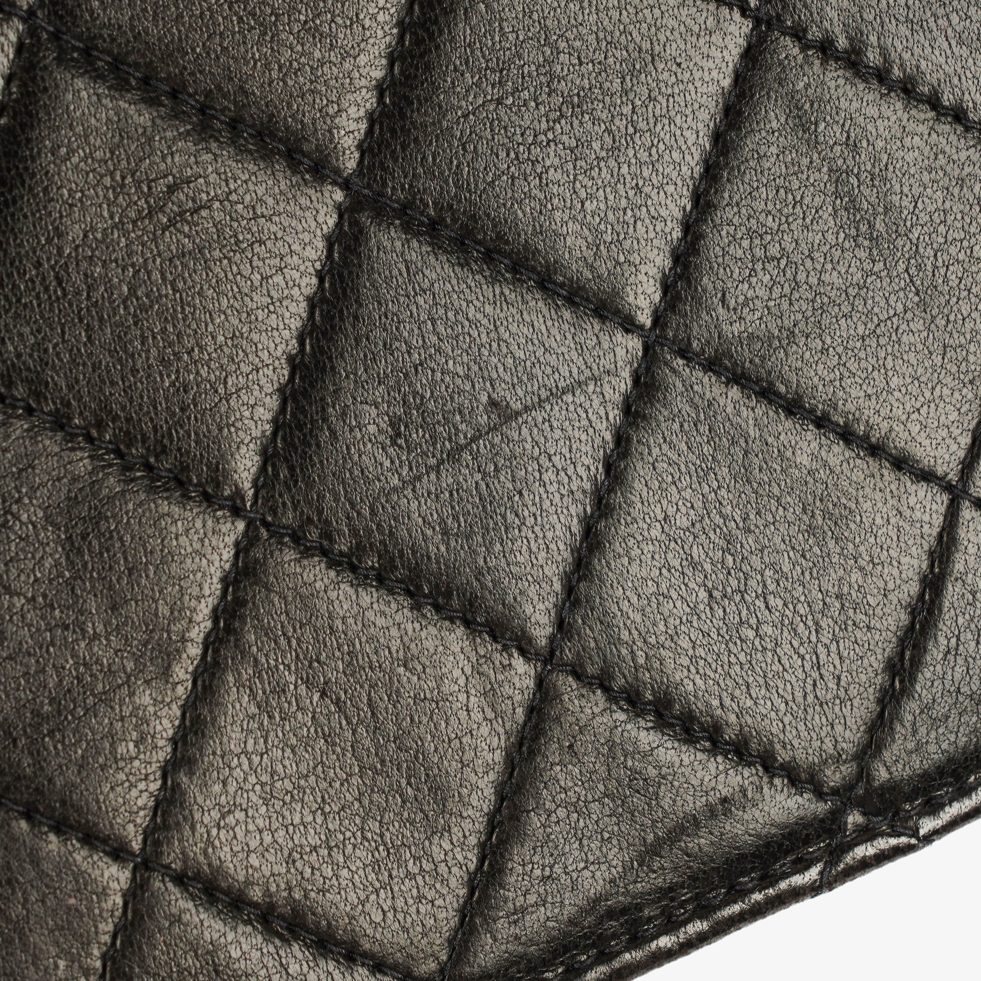 Chanel Classic Full Flap Bag Black Quilted Lambskin 24K Gold-Plated Hardware