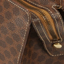 Celine Macadam Triomphe Brown Shoulder Bag