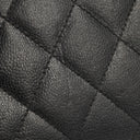 Chanel Large Boy Gusset Black Leather Quilted Flap Wallet