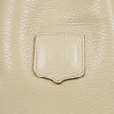 Celine White Leather Drawstring Bucket Bag