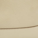 Celine White Leather Drawstring Bucket Bag