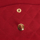 Chanel Medium Classic Vintage Double Flap Bag Quilted Jersey 24K Gold-Plated Hardware
