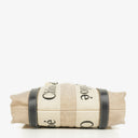 Chloe Small Woody linen Tote Bag