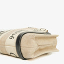 Chloe Small Woody linen Tote Bag