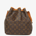Louis Vuitton Petit Noe Monogram Canvas Shoulder Bag