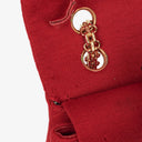 Chanel Medium Classic Vintage Double Flap Bag Quilted Jersey 24K Gold-Plated Hardware