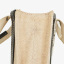 Chloe Small Woody linen Tote Bag