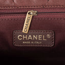 Chanel Surpique Chevron Iridescent Calfskin Flap Bag