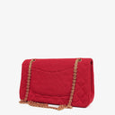 Chanel Medium Classic Vintage Double Flap Bag Quilted Jersey 24K Gold-Plated Hardware